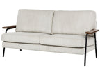 Corduroy Sofa Grey AKRANES