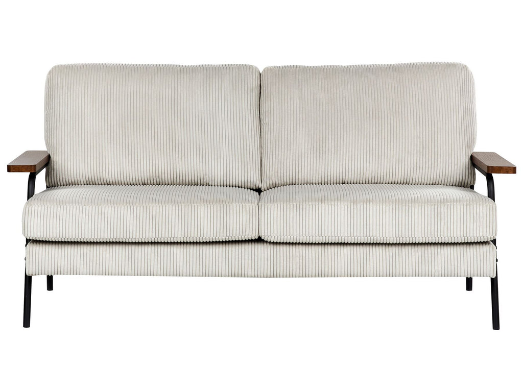 Corduroy Sofa Grey AKRANES