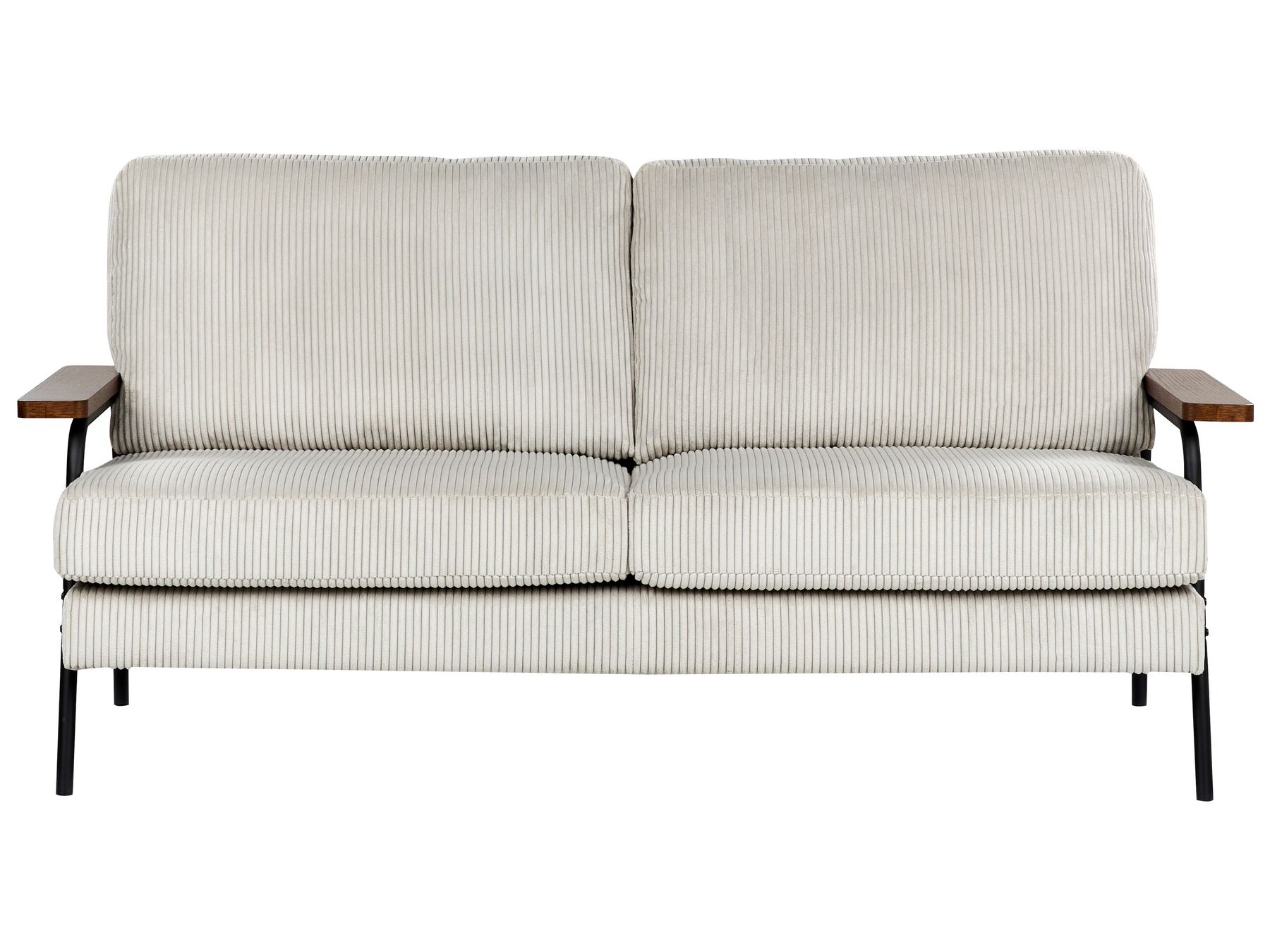 Corduroy Sofa Grey AKRANES