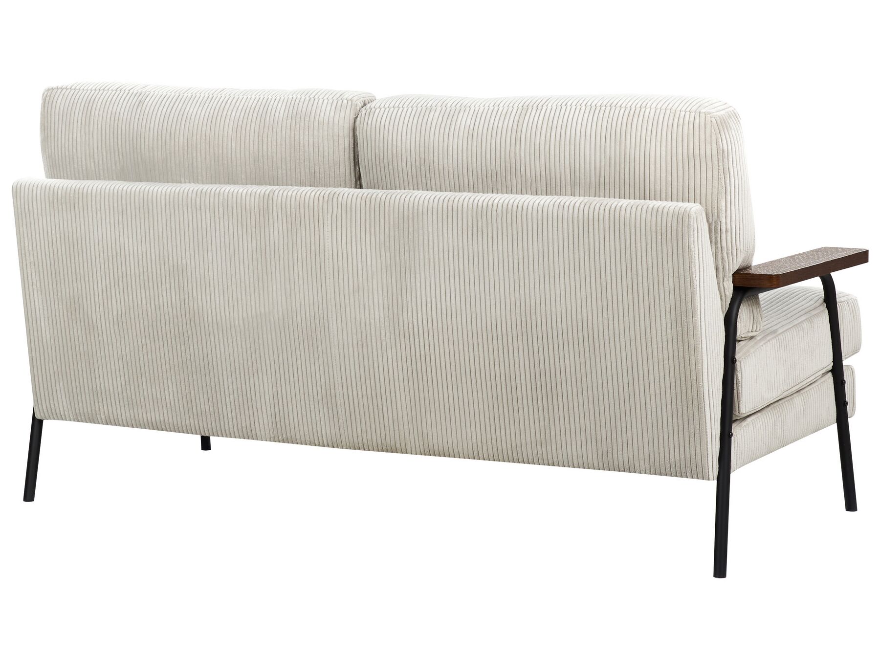 Corduroy Sofa Grey AKRANES