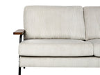 Corduroy Sofa Grey AKRANES