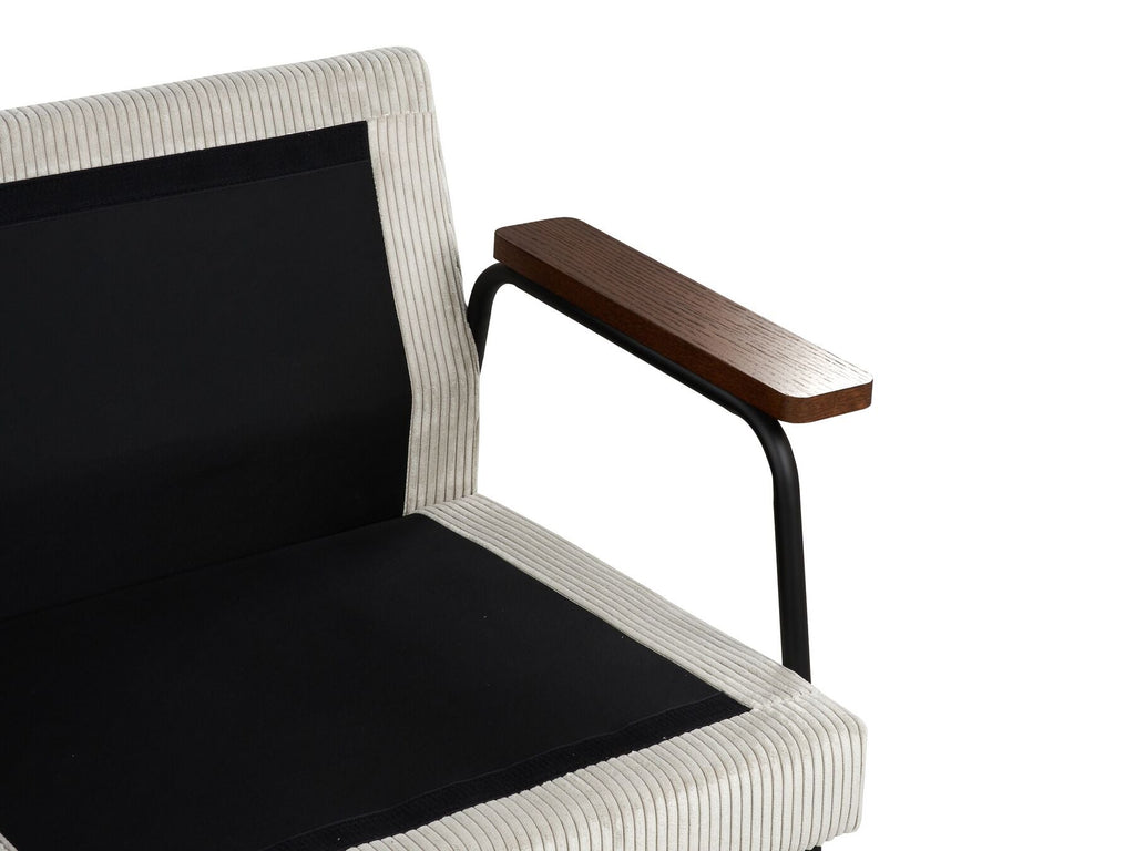 Corduroy Sofa Grey AKRANES