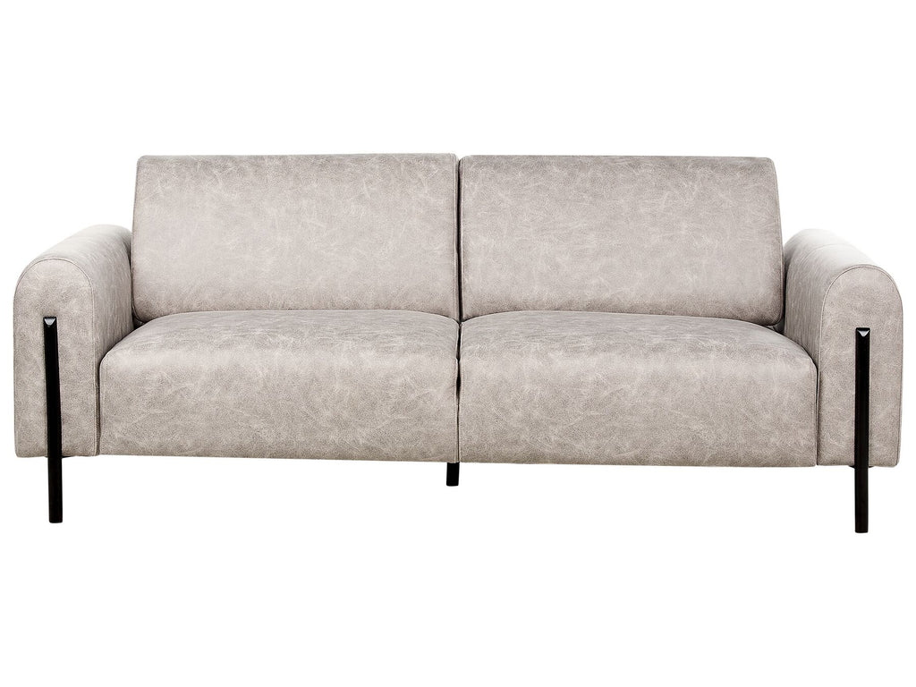 3 Seater Fabric Sofa Grey ASKIM