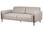 3 Seater Fabric Sofa Grey ASKIM