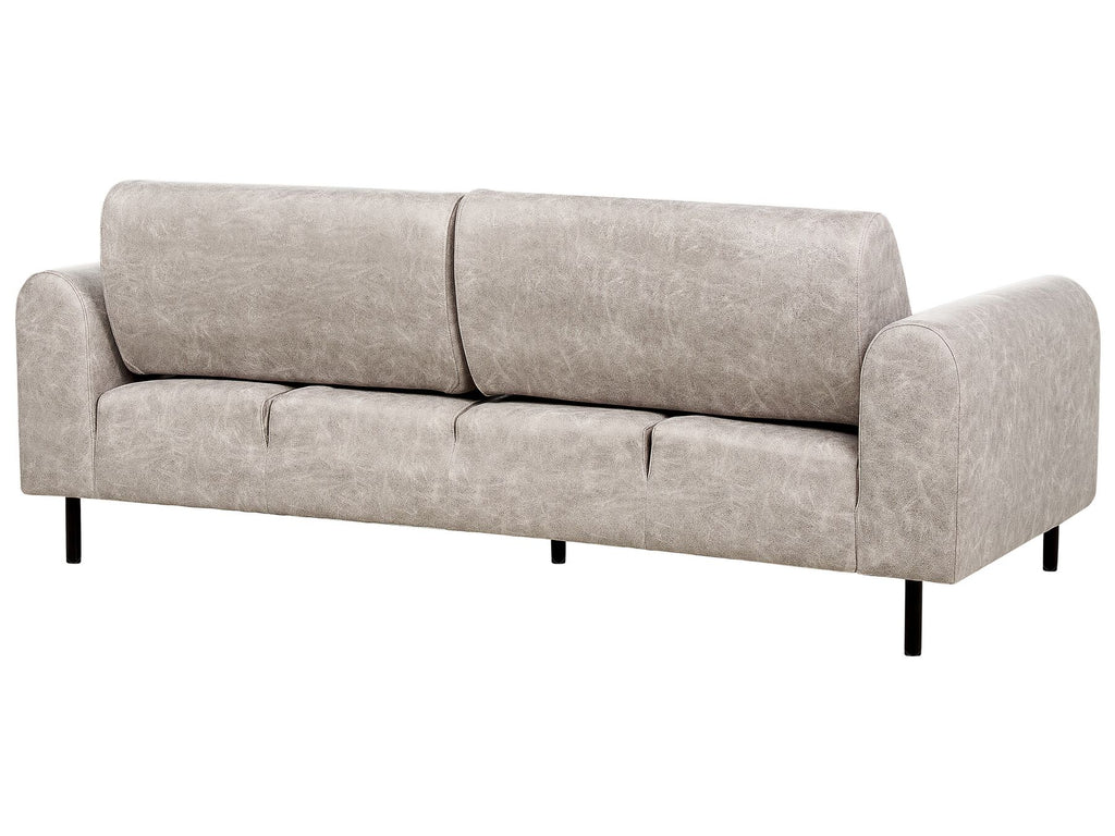 3 Seater Fabric Sofa Grey ASKIM