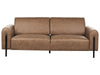 3 Seater Fabric Sofa Brown