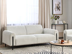3 Seater Corduroy Sofa White ASKIM