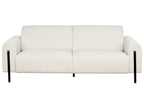 3 Seater Corduroy Sofa White ASKIM