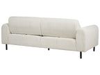 3 Seater Corduroy Sofa White ASKIM