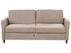 3 Seater Fabric Sofa with Storage Taupe
