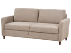 3 Seater Fabric Sofa with Storage Taupe MARE