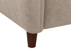 3 Seater Fabric Sofa with Storage Taupe MARE