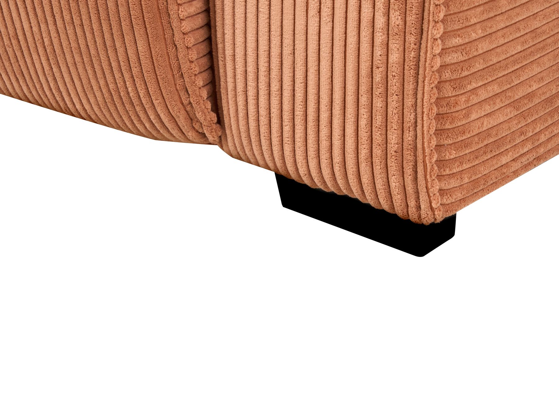 Jumbo Cord Electric Recliner Sofa Orange NUKARI