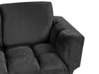 Fabric Sofa Bed Black BREKKE