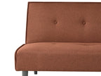 Sofa Bed VISBY Fabric Golden Brown 3 Seater