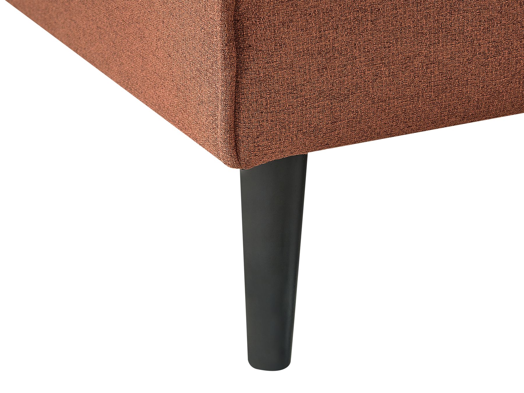 Sofa Bed VISBY Fabric Golden Brown 3 Seater