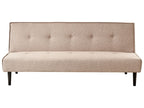 Sofa Bed VISBY Fabric Beige 3 Seater