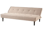 Sofa Bed VISBY Fabric Beige 3 Seater