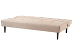 Sofa Bed VISBY Fabric Beige 3 Seater