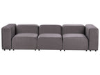 Modular Sofa FALSTERBO Velvet Dark Grey 3 Seater