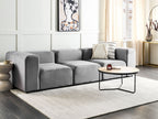 Modular Sofa FALSTERBO Velvet Grey 3 Seater