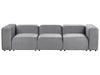 Modular Sofa Velvet Grey 3 Seater