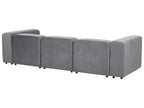 Modular Sofa FALSTERBO Velvet Grey 3 Seater