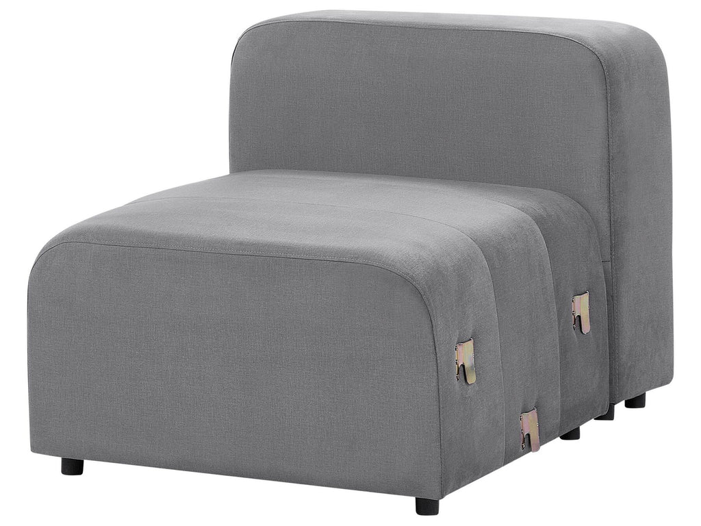 Modular Sofa FALSTERBO Velvet Grey 3 Seater