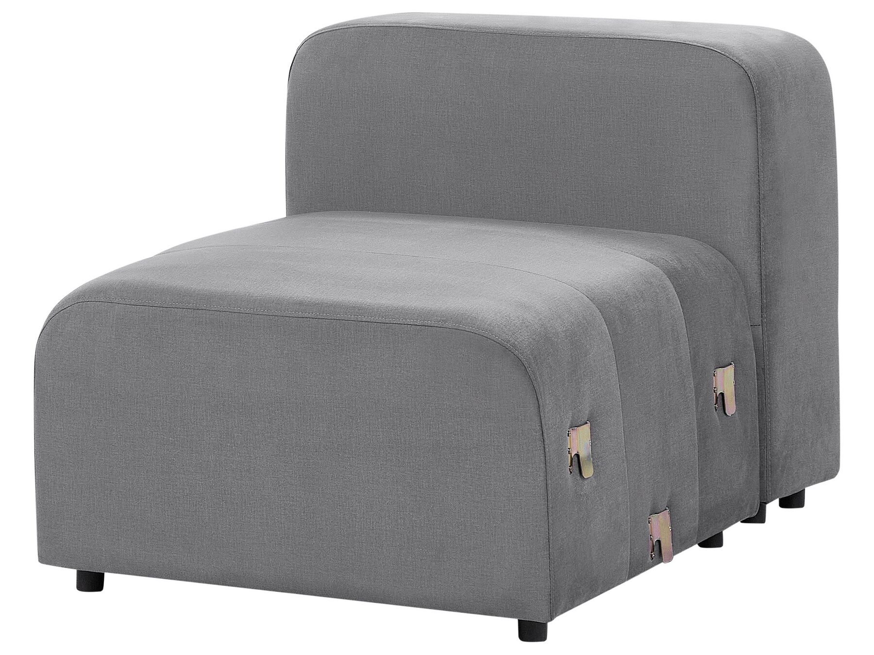 Modular Sofa FALSTERBO Velvet Grey 3 Seater