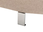 Corner Sofa NORREA Fabric Beige 5 Seater Left Hand