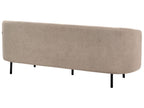 3 Seater Fabric Sofa Taupe LOEN