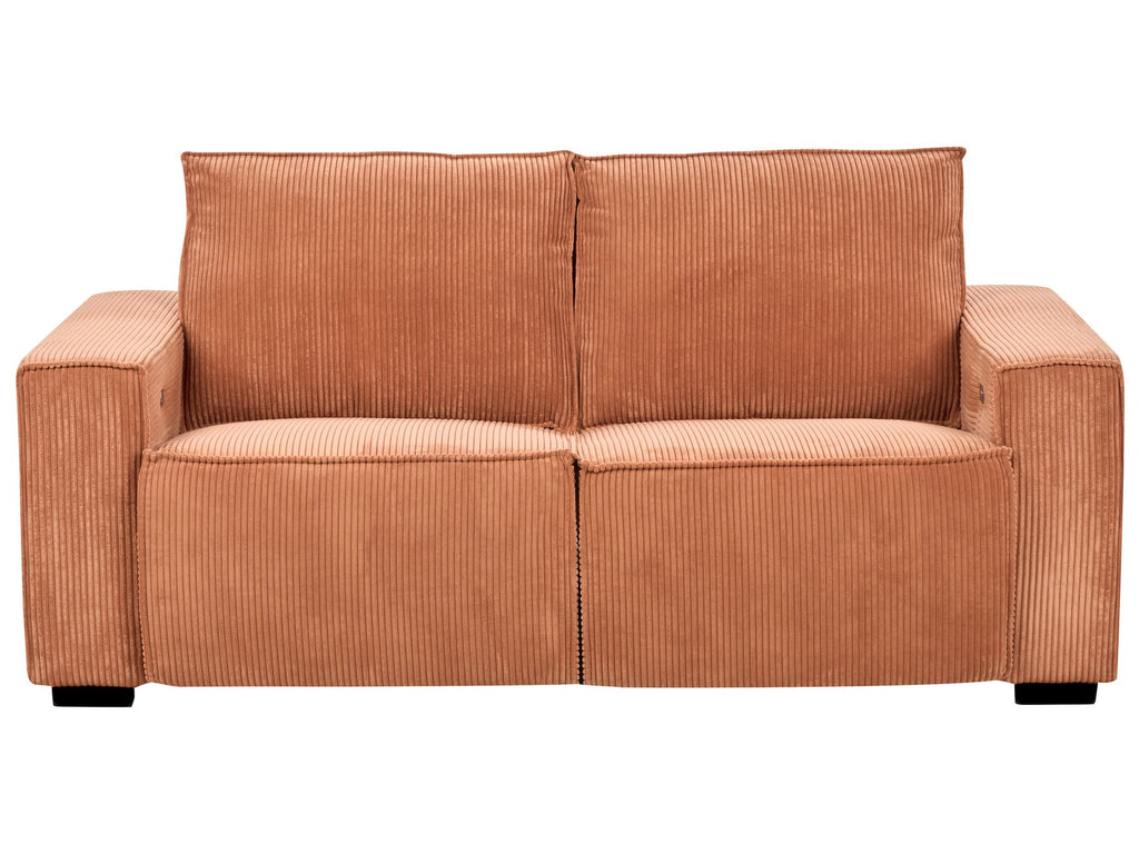 Jumbo Cord Electric Recliner Sofa Orange NUKARI