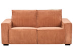 Jumbo Cord Electric Recliner Sofa Orange NUKARI