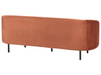 3 Seater Velvet Sofa Orange LOEN