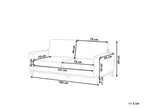 2 Seater Sofa White Boucle SIGGARD