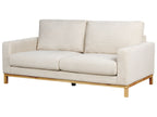 2 Seater Jumbo Cord Sofa Light Beige SIGGARD