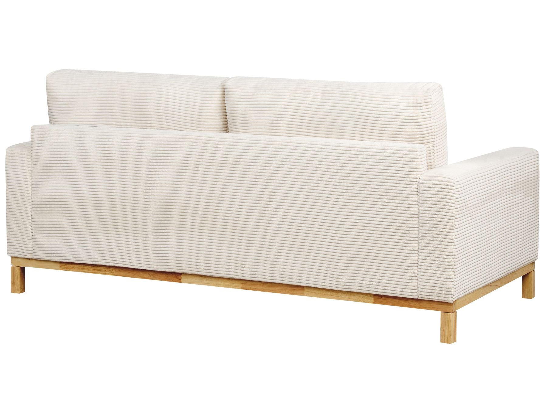 2 Seater Jumbo Cord Sofa Light Beige SIGGARD