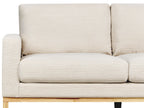 2 Seater Jumbo Cord Sofa Light Beige SIGGARD