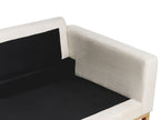 2 Seater Jumbo Cord Sofa Light Beige SIGGARD