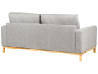 2 Seater Fabric Sofa Grey SIGGARD
