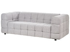 3 Seater Fabric Sofa Grey MULLOLA