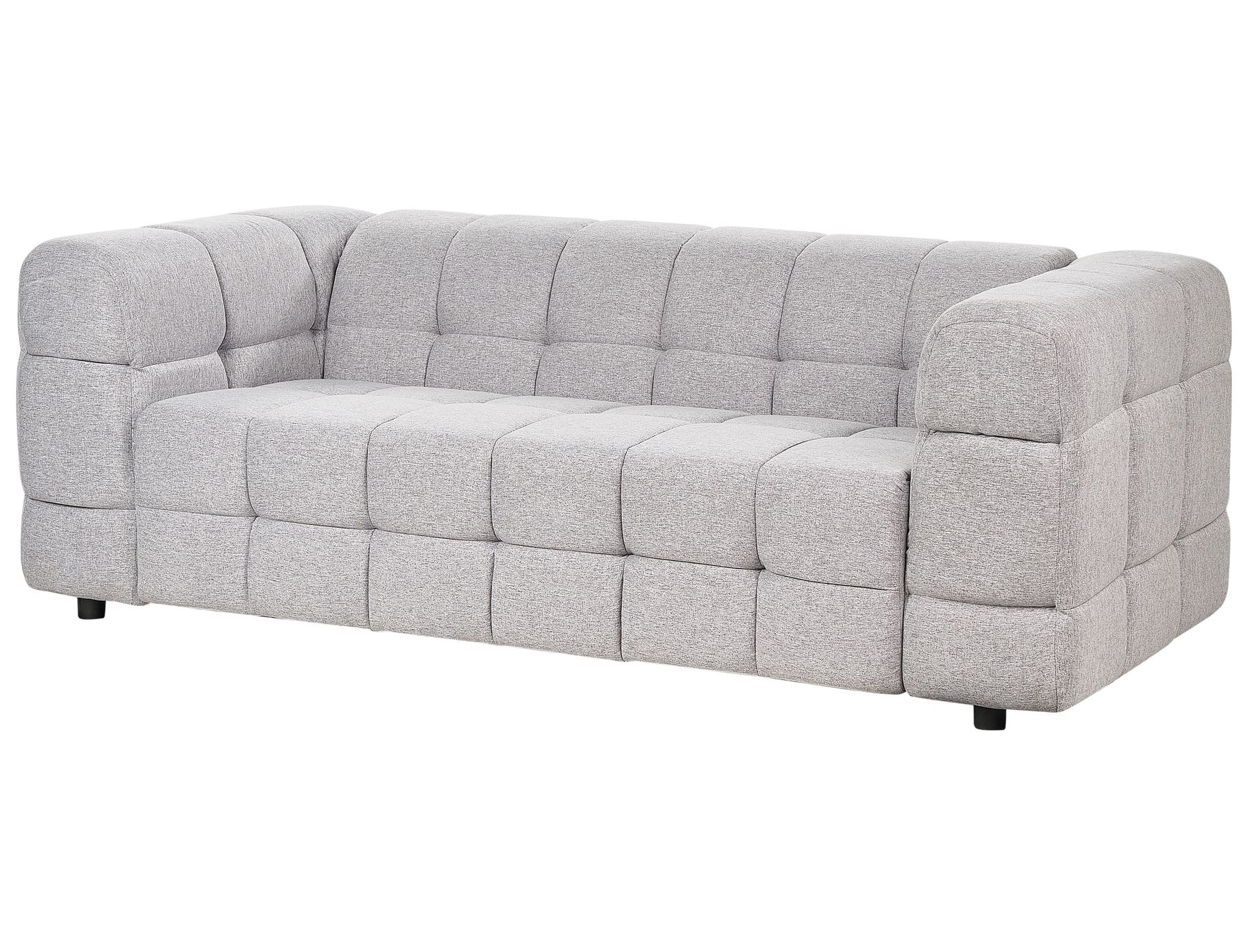 3 Seater Fabric Sofa Grey MULLOLA