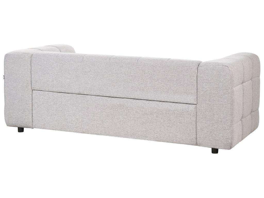 3 Seater Fabric Sofa Grey MULLOLA