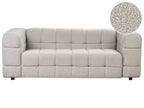 3 Seater Boucle Sofa Grey MULLOLA