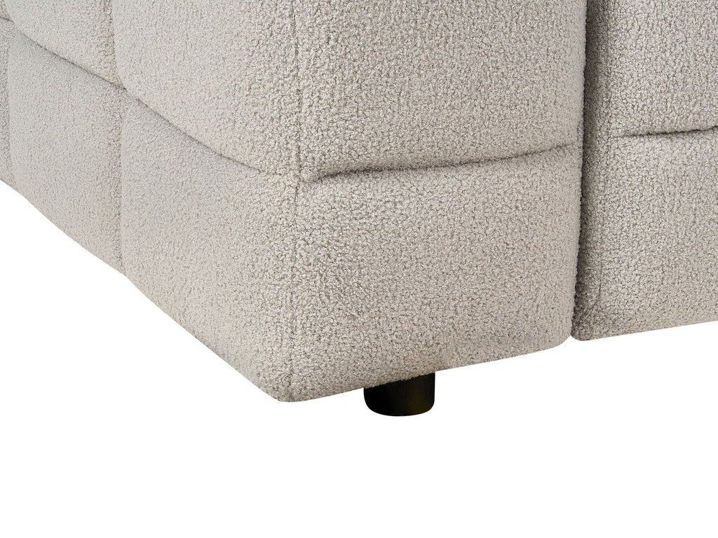 3 Seater Boucle Sofa Grey MULLOLA
