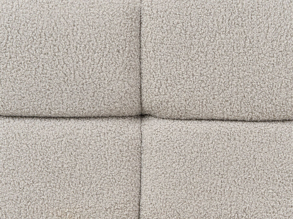 3 Seater Boucle Sofa Grey MULLOLA