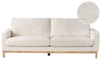 3 Seater Sofa White Boucle SIGGARD