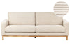 3 Seater Jumbo Cord Sofa Light Beige