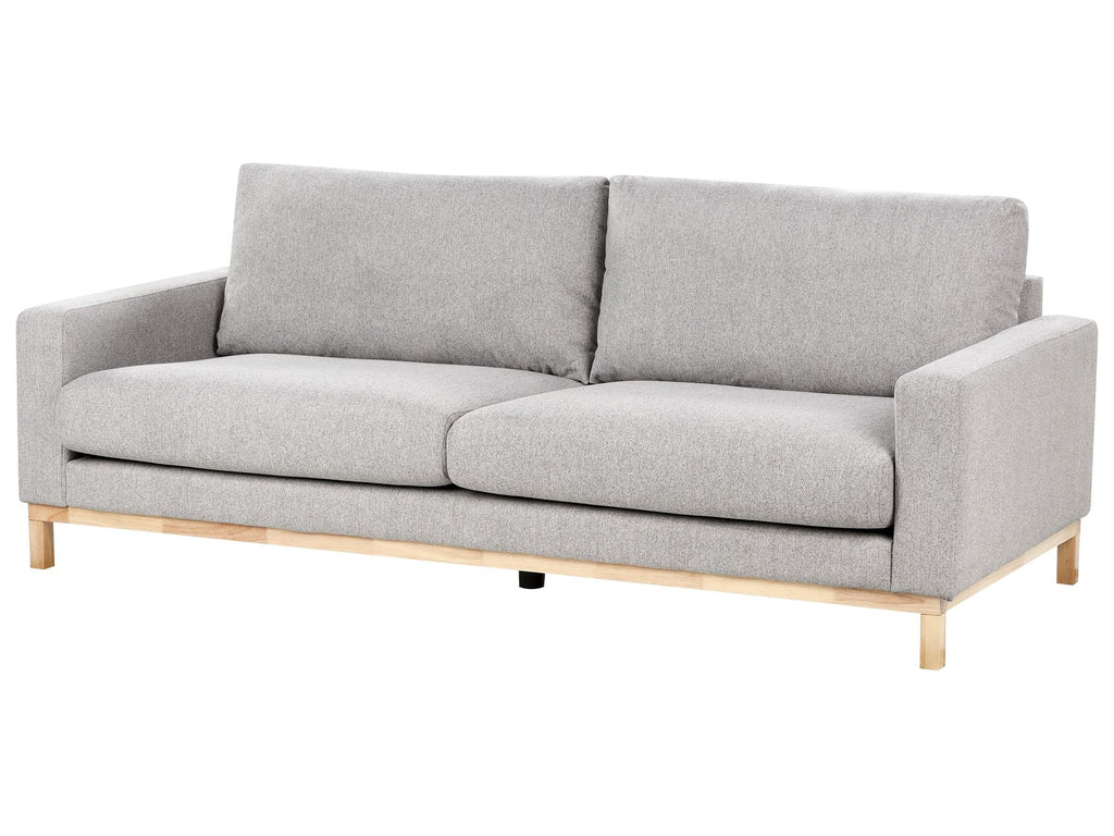 3 Seater Fabric Sofa Grey SIGGARD