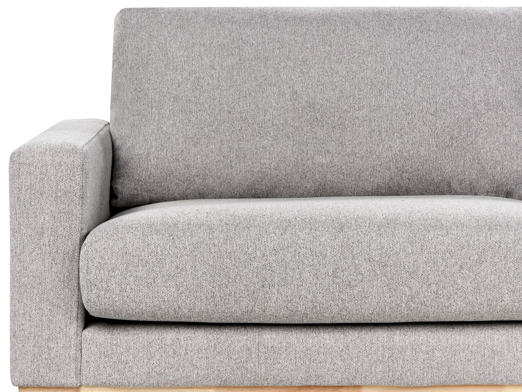 3 Seater Fabric Sofa Grey SIGGARD